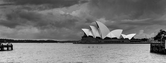 Sydney Opera House B&W