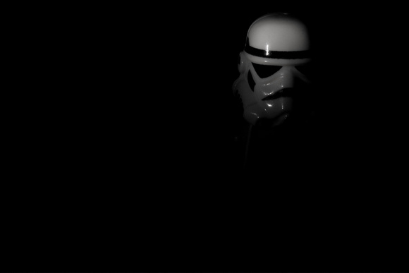 Stormtrooper in the dark